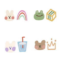 [LINE絵文字] Cute decorative divider stickers！2の画像