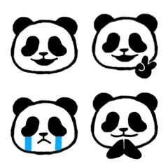 [LINE絵文字] パンダEmojiの画像