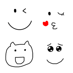 [LINE絵文字] Benj のシンプルえもじ⭐︎の画像