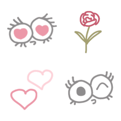 [LINE絵文字] おめめVer♡の画像