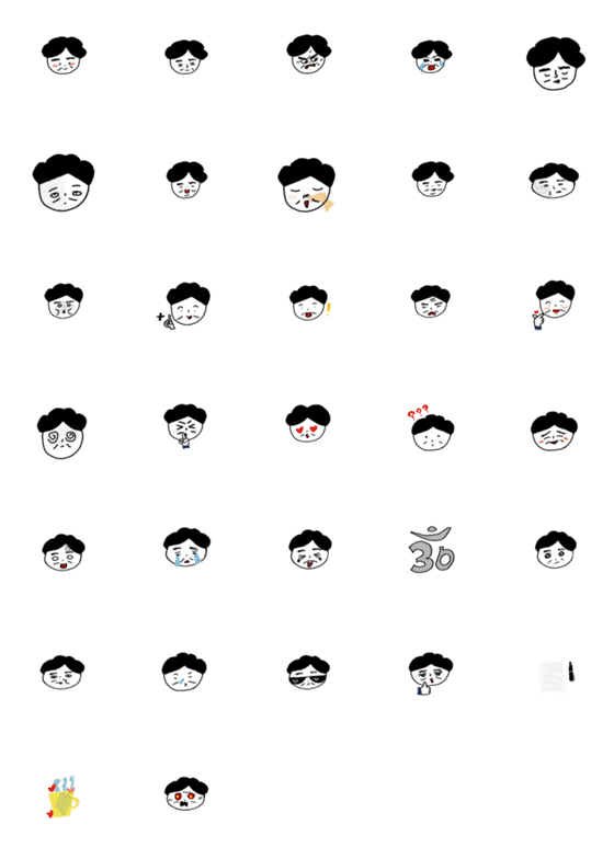 [LINE絵文字]Handsome Uncleの画像一覧