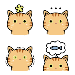 [LINE絵文字] orange_tabbyの画像