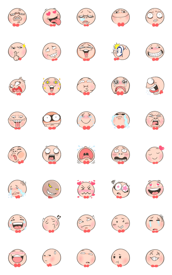 [LINE絵文字]Stunt man Emoji so cute Vol.3の画像一覧