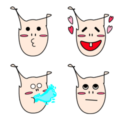 [LINE絵文字] The pig's daily life emojiの画像