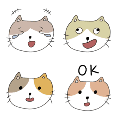 [LINE絵文字] Cat Meow Cute Emoji Stickersの画像