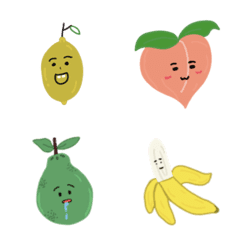 [LINE絵文字] Cutie Fruitの画像