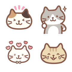 [LINE絵文字] Fuku Fuku Nyanko 絵文字の画像