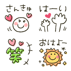 Line絵文字 小さい の完全一覧 全2種類