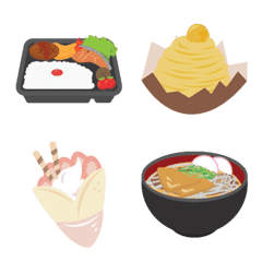 [LINE絵文字] 和食、日本の食べ物 絵文字 Vol.2の画像