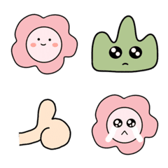 [LINE絵文字] Cute Flower Emoji ！の画像