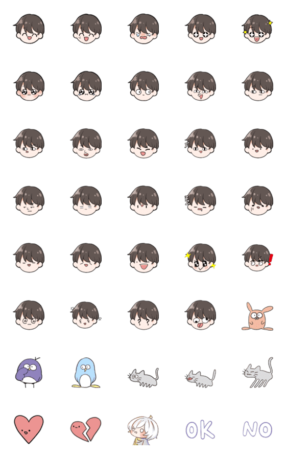 [LINE絵文字]Cute Childrenの画像一覧