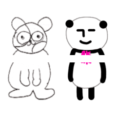 木崎パンダ絵文字2の絵文字メイン画像