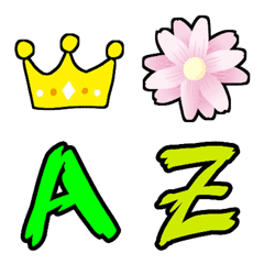 Emojis,   and English prefixes.の絵文字メイン画像