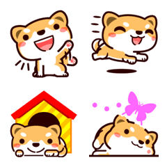 [LINE絵文字] 柴犬の絵文字7の画像