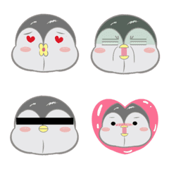 [LINE絵文字] 肥満ペンギンの絵文字の画像