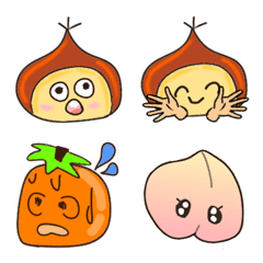 [LINE絵文字] Autumn taste emojiの画像