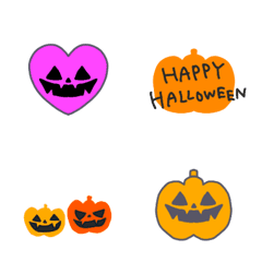 可愛いハロウィンの絵文字メイン画像