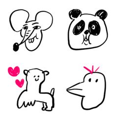 [LINE絵文字] なめくさり動物絵文字の画像