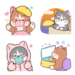 [LINE絵文字] THE DOG EMOJI 02の画像