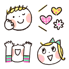 使ってハッピー♪シンプル 絵文字の絵文字メイン画像