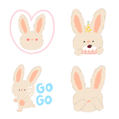 [LINE絵文字] Bunny NuanNuan Emojiの画像