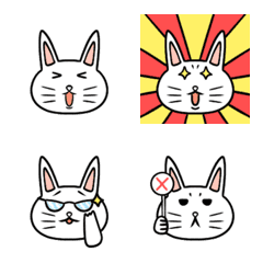 [LINE絵文字] Very cute rabbit catの画像