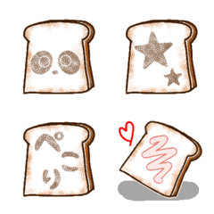 [LINE絵文字] トースト絵文字の画像