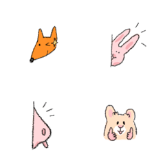 [LINE絵文字] Little cute animalsの画像