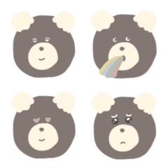 [LINE絵文字] くまになりたかったうさぎの画像