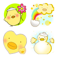 [LINE絵文字] 『ふた★ピヨ」気持ちを伝える可愛い絵文字の画像