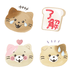 [LINE絵文字] ねこパン。の画像