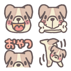 [LINE絵文字] 犬のジャック君の表情の画像