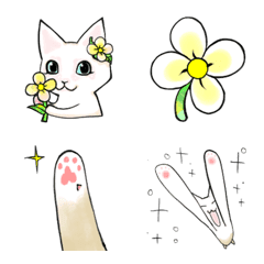 [LINE絵文字] 猫と絵文字の画像