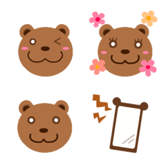 [LINE絵文字] くま★絵文字の画像