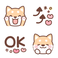 [LINE絵文字] チビかわ♡しば絵文字の画像