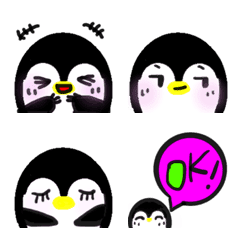 [LINE絵文字] ながーく使えるかわいいペンギン絵文字の画像