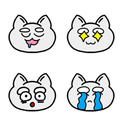 [LINE絵文字] ねこのくーくーの絵文字の画像
