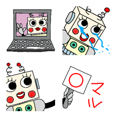 [LINE絵文字] ロボットさくら号【2】の画像