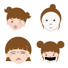 Girl baby Girl babyの絵文字メイン画像