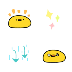 [LINE絵文字] ひよこだま（やわらかい）の画像