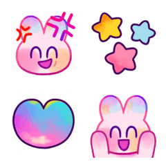 Smile Rabbit Emoji1-メイン画像