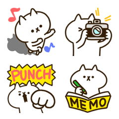 [LINE絵文字] 【絵文字】吾輩は猫です。3の画像