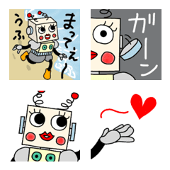 [LINE絵文字] ロボットさくら号【3】の画像