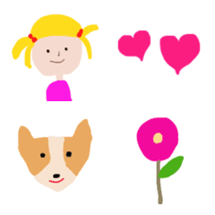 [LINE絵文字] 癒されるカラフル絵文字の画像