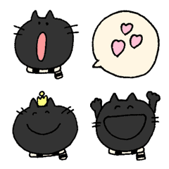 [LINE絵文字] ◇くろねこ◇の画像