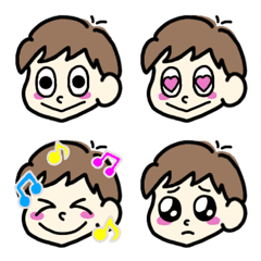 [LINE絵文字] ハリーくん ゆるかわ きゅん 男の子 絵文字の画像