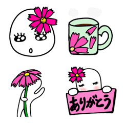 [LINE絵文字] コスモスさんの画像