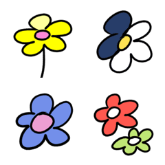 [LINE絵文字] デザインフラワー絵文字の画像