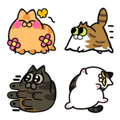 [LINE絵文字] ランダムねこの画像