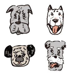 [LINE絵文字] Are these dogs？の画像